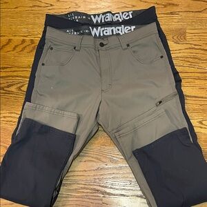 2 pr EUC Wrangler All Terrain Gear pants 34x30